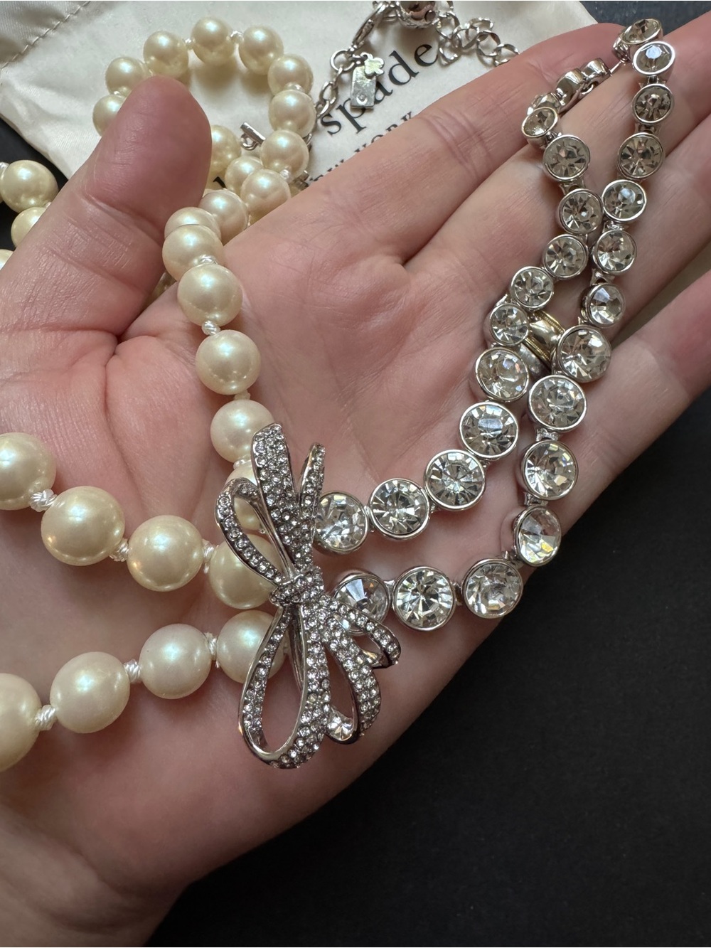 KATE SPADE Pearly Glow statement necklace - Picture 7 of 9